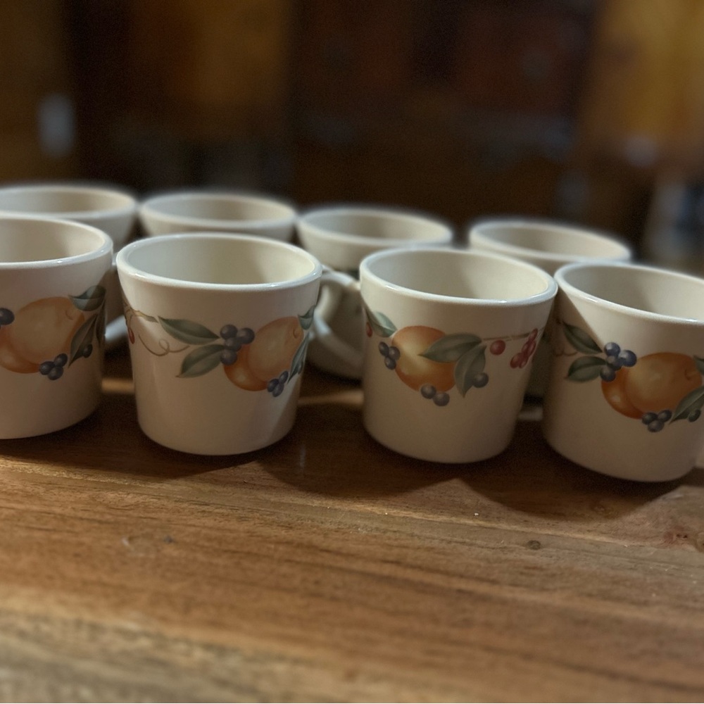 Vintage Abundance (Corelle) by Corning Mug Cup set of 8
